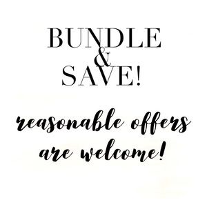 BUNDLE & SAVE! OFFERS WELCOMED💕